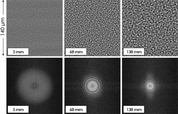 Speckle patterns and power spectra generated by a colloidal suspension of silica particles 